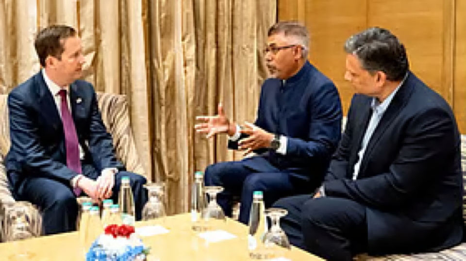 Source-supplied image for: US Ambassador Sergio Gor Meets Amazon Executives To Boost Business Opportunities And Strengthen India-US Economic Partnership